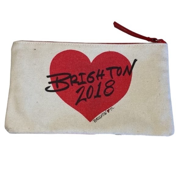 Brighton Fashionista Canvas Bag/Cosmetic Pouch 5”x9” - Picture 2 of 13